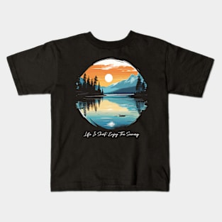 Life Is Short, Enjoy The Scenery Kids T-Shirt